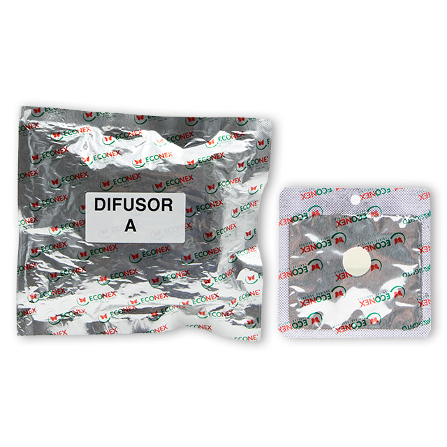 envase y difusor a de tomicus destruens