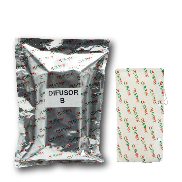 envase y difusor b para tomicus destruens